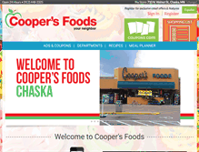 Tablet Screenshot of chaska.coopersfoodsmn.com